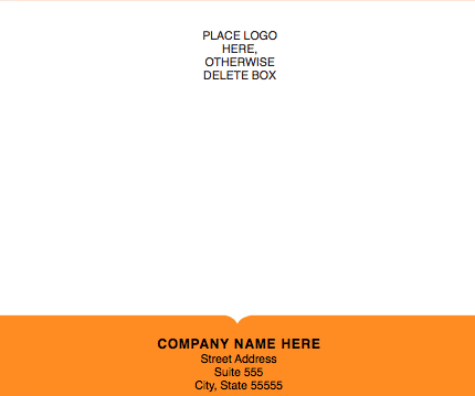 Modern Solid Shipping Label Template