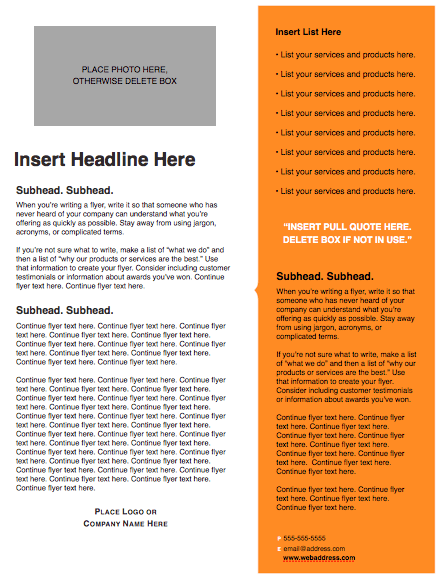 Modern Solid Vertical Flyer Template