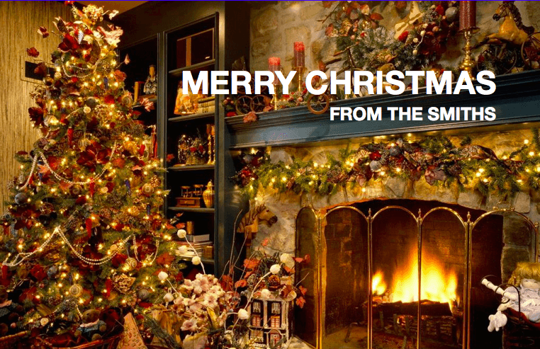 Christmas Card Template For Pages