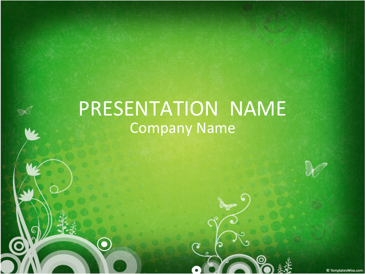Butterfly Keynote Template Butterfly Keynote Template