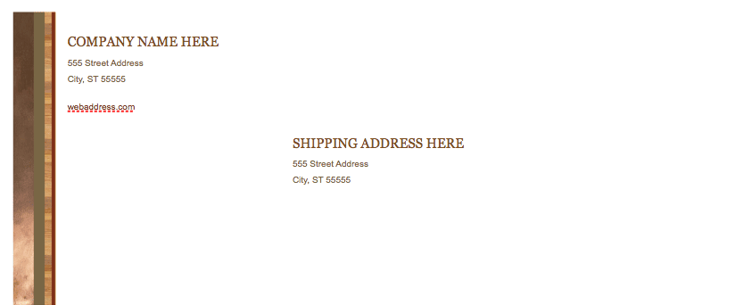 Realty Stylish Envelope Template
