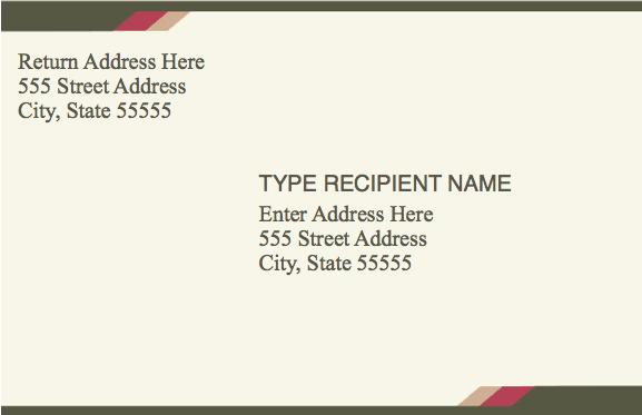 Health Stylish Shipping Label Template
