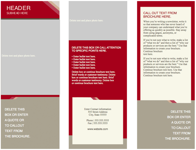 Health Stylish Brochure Template