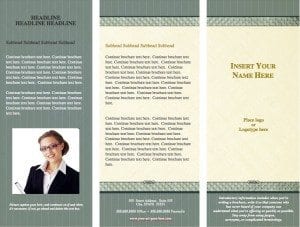 Timeless Legal Brochure Template