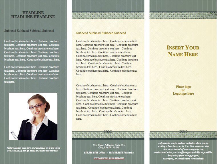 Timeless Legal Brochure Template