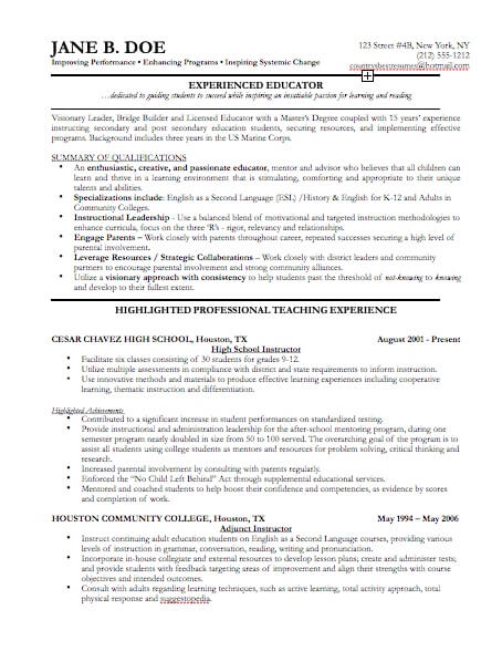 Professional Resume Template Professional Resume Template
