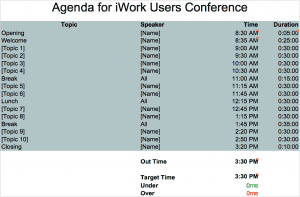 Agenda Planner Template Agenda Planner Template