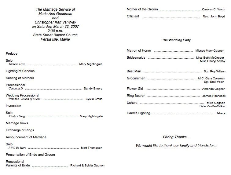 simple_wedding_program