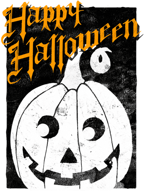Halloween Card Template for Pages