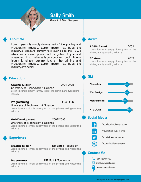 Diamond Image Resume Template for Pages Diamond Image Resume Template for Pages