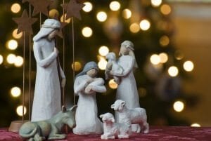 Pages Nativity Christmas Card Template