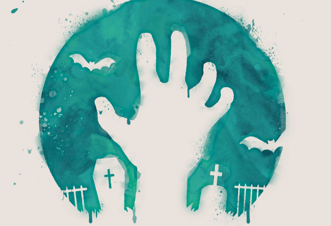 Pages Scary Zombie Halloween Flyer Template