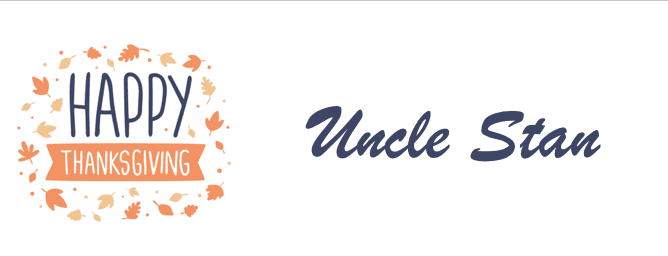 Pages Happy Thanksgiving Place Card Template